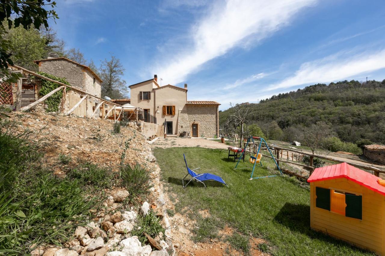 Podere Del Ciacchi Among Tuscany Greenery - Happy Rentals Montieri Esterno foto