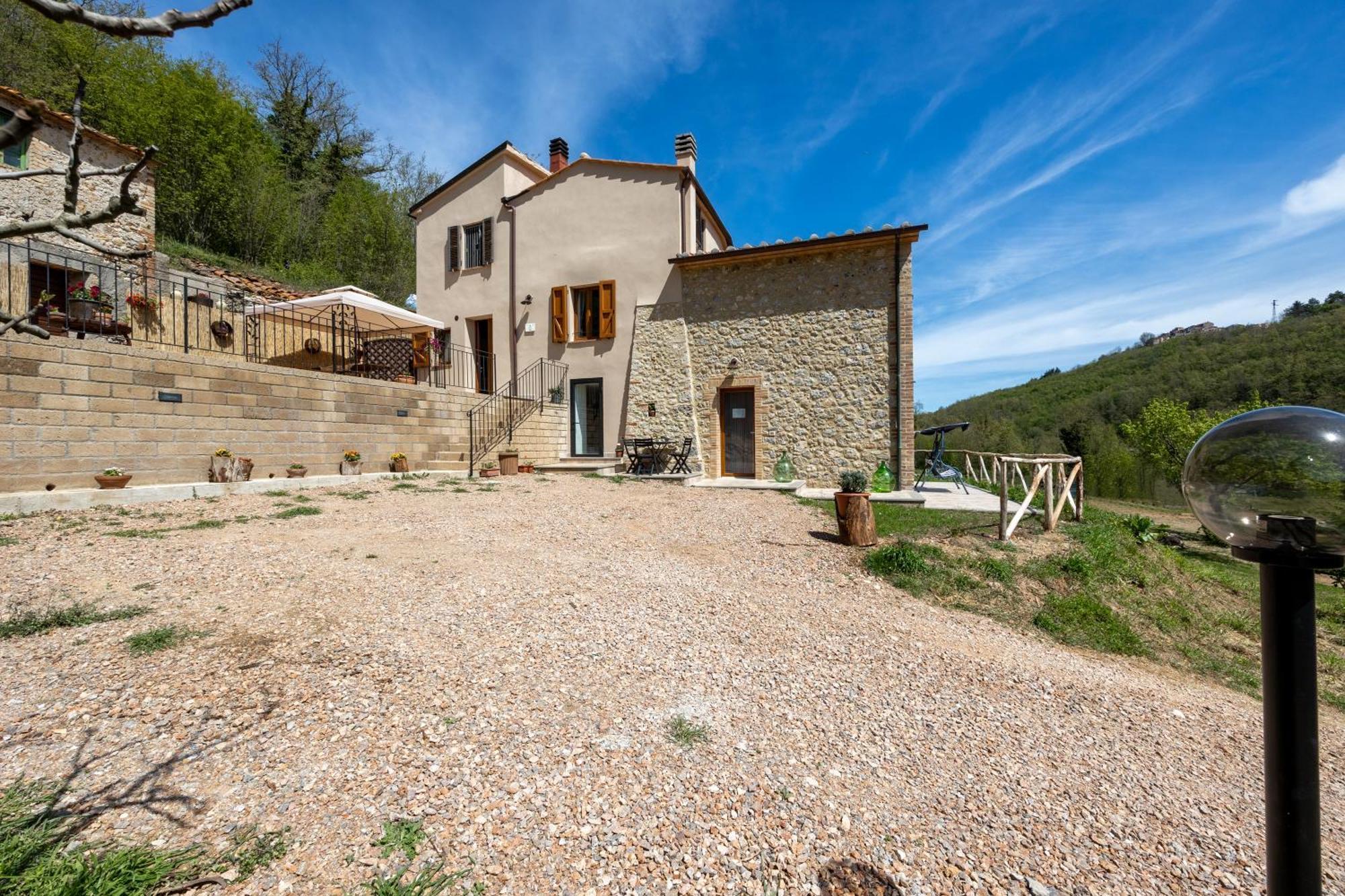 Podere Del Ciacchi Among Tuscany Greenery - Happy Rentals Montieri Esterno foto